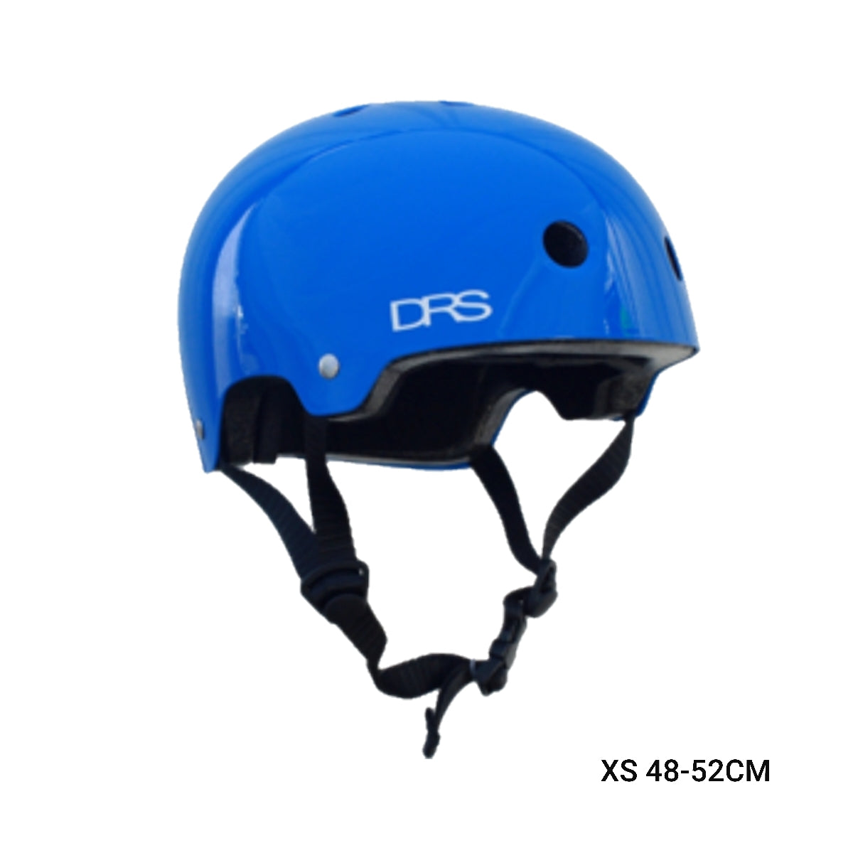 DRS BMX SKATE SCOOTER HELMET GLOSS BLUE BIKE WRENCH