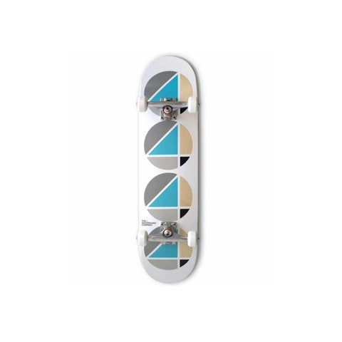 The 4 Skateboard Company - Repeat Complete Board TEAL WHITE 8"