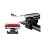 QBP Light USB Set Front - Chaser 420 Lumens, Rear - Stealth 40 Lumens