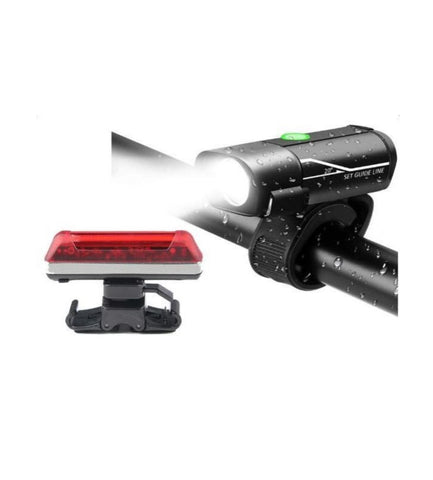 QBP Light USB Set Front - Chaser 420 Lumens, Rear - Stealth 40 Lumens