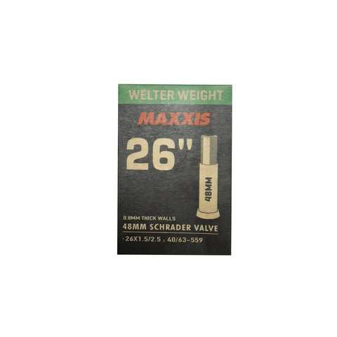 Maxxis Welter Weight 26x1.5/2.5 48mm  Inner Tube Schrader Valve