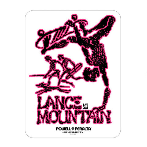 POWELL PERALTA LANCE MOUNTAIN 4.5" STICKER
