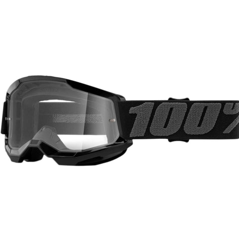 100% Strata 2 Black Junior Goggles 