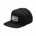 100% Corpo Classic Youth Snapback Hat Black/White