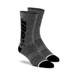 100% Rhythm Merino Performance Socks Charcoal 2021