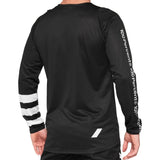100% R-Core Youth Large Jersey Black/White 2021