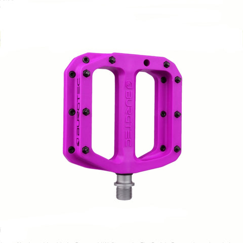 Burgtec MK4 Composite Flat Pedals Purple Rain