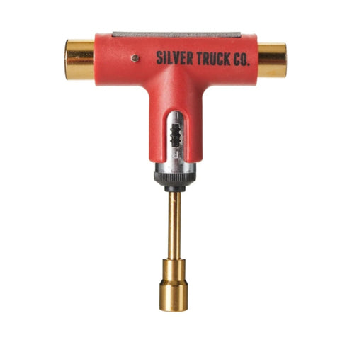 SILVER SKATE TOOL RED/GOLD